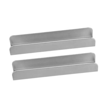 Imagem de YIJU 2 peças de acessórios portáteis para reforço de cerca, peças práticas, encaixes estáveis ​​de aço, ranhuras em forma de U para portões de escadas