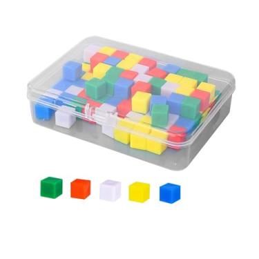 Imagem de menolana Conjunto de Cubos de 100 Blocos de Centímetro para Desenvolvimento Educacional Infantil E Classificação Por Cores