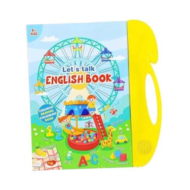 Imagem de Dynwave Livro de sons com palavras em inglês, brinquedos educativos para crianças, vocabulário divertido e aprendizado da fala, livros educativos com sons