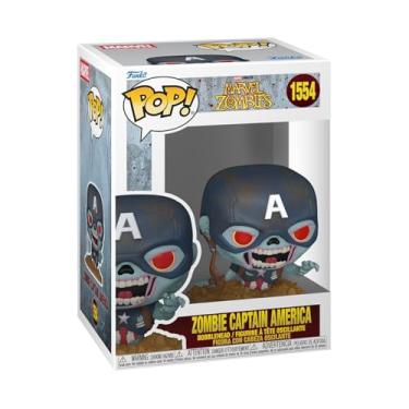 Imagem de Funko Pop! Marvel: Marvel Zombies S4 – Zombie Captain America - Figura de vinil colecionável - ideia de presente - Mercadoria oficial - brinquedos para crianças e adultos - Comic Books Fans