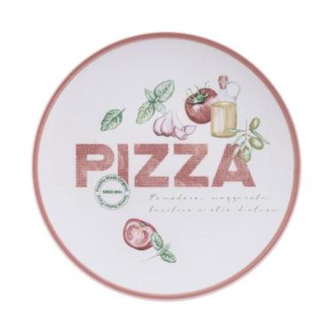 Imagem de Prato Raso Tramontina Milano em Porcelana Decorada 25 cm