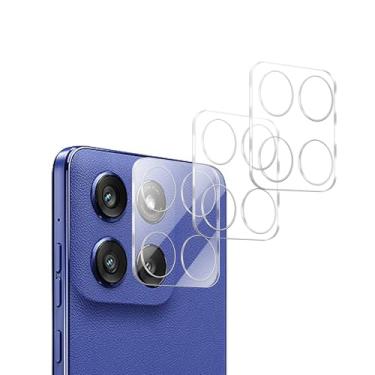 Imagem de QWFORQW - Pacote com 3 - Protetor de lente de câmera para Motorola Moto G Stylus 5G (2025), filme de lente de vidro temperado [9H, anti-arranhões, HD, ultrafina] Protetor de lente de câmera Moto G