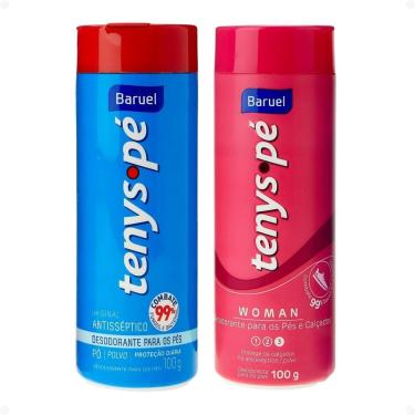 Imagem de Kit Baruel Tenys Pé: 1 autêntico e 1 Woman 100g