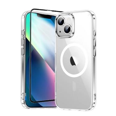Imagem de Capa Capinha Case Magnética Carregamento por Indução E Película de Vidro 3d Para iPhone (iPhone 13)
