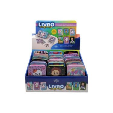Imagem de Livro surpresa - caixa com 18 latinhas (6 modelos diferentes) - EDITOR