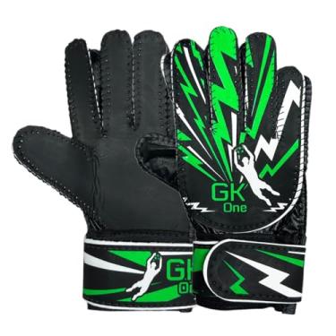 Imagem de Luva de Futebol Infantil GK One (Verde, Pequeno)