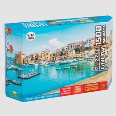Imagem de Puzzle Panorama 1500 Peças Castellammare Del Golfo - Grow