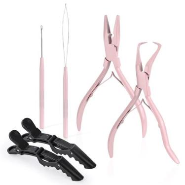 Imagem de Kit de ferramentas de extensão de cabelo EHDIS Beading Stainless Steel