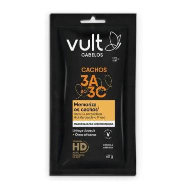Imagem de Máscara de Hidratação Capilar Cabelos Cacheados 3A 3B 3C Cachos Vult S