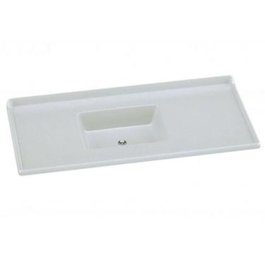 Imagem de Pia Sintética Standart de Granito Branco 120x55cm - 504307 - A.J.RORATO