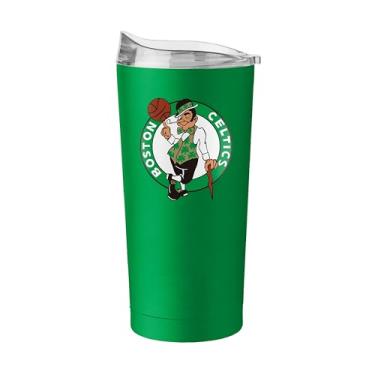 Imagem de FANMATS Copo de aço inoxidável NBA Boston Celtics de 590 ml – Acabamento em pó durável – Serve na maioria dos porta-copos, oficialmente licenciado pela NBA – Mantém bebidas quentes e frias