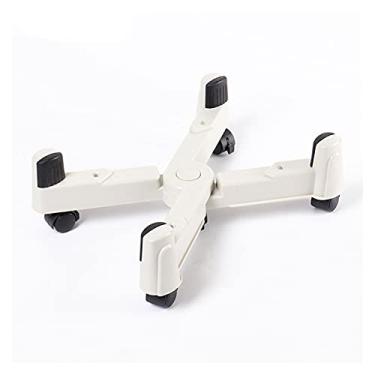 Imagem de Suporte para PC, suporte de CPU, torre de mesa móvel ajustável e suporte para PC móvel, suporte de PC para refrigeração mainframe com rodas e suporte de largura ajustável (tamanho B: )