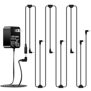 Imagem de FGIEU Cabo de alimentação de 7 saídas para enfeite de Natal Hallmark Keepsake Ornamento de Contadores de Histórias, Substituição para Cabo de Alimentação Hallmark Keepsake