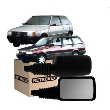 Imagem de Par Retrovisor Externo Uno Elx 85/95 Premio Elba 85/88 sem Controle Le