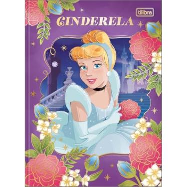 Imagem de Caderno Princesas Brochura Colegial TILIBRA - 80 Folhas (Cinderela)