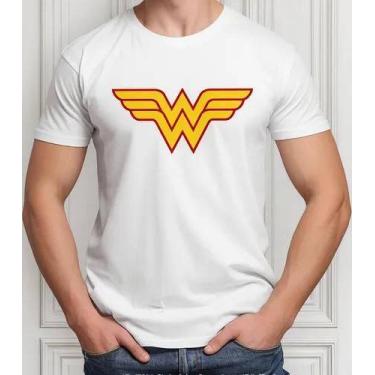 Imagem de Camiseta Camisa Algodão Adulto Feminina Masculina Mulher Maravilha Her