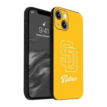 Imagem de Ggupte Capa para iPhone 15 Padres, [Proteção total da câmera][Protetor de tela] Capa protetora de silicone à prova de choque para iPhone 15 de 6,1 polegadas