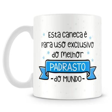 Imagem de Caneca Personalizada para Padrasto com Foto - Presente Especial - Amo 