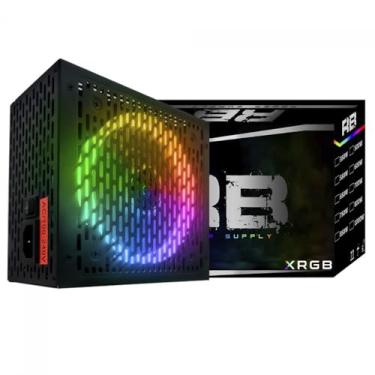 Imagem de Fonte De Alimentacao Brx Rainbow 80 Plus 650w Rgb Bivolt
