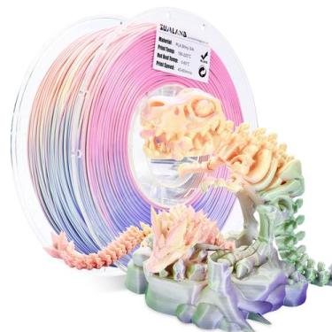 Imagem de Filamento de impressão 3D SUMLAND PLA 1,75 mm, cor dupla, 1 kg