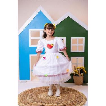 Imagem de Vestido Junino Luxo para Noiva e Noivinha - Arraial dos Apaixonados - 