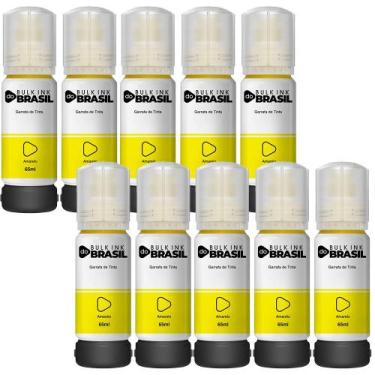 Imagem de Kit 10 Tintas Para Epson T544 L3150 L3250 L3110 L5190 - Bulk Ink Do Br