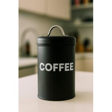 Imagem de POTE LATA DE MANTIMENTOS INDUSTRIAL COFFEE CAFÉ PRETO - LINHA DOM