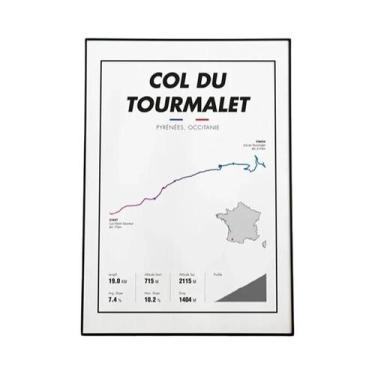 Imagem de Pôster De Ciclismo Francês Dos Anos 80 Em Preto E Branco, Impressão Em