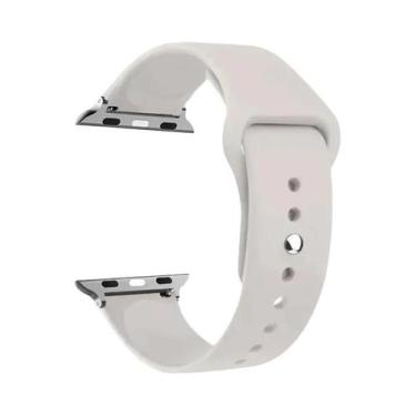 Imagem de Pulseira De Silicone Para Apple Watch 44mm 45mm 40mm 41mm 42-38mm, Bra