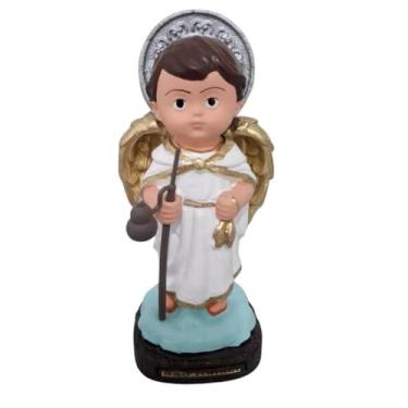 Imagem de Imagem Infantil de São Rafael Arcanjo em Borracha Inquebrável - 16 cm