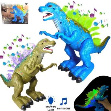 Imagem de Dinossauro De Brinquedo Godzilla Anda C/ Som E Luz Monstro - Europio
