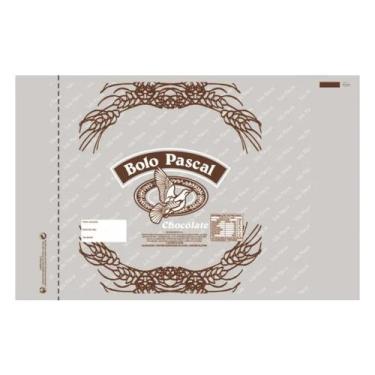 Imagem de Kit 100 Saco Colomba Pascal Chocolate 500g 23x35cm 100 Fechos Embalage