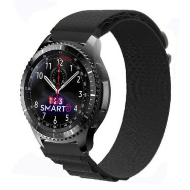 Imagem de Pulseira de Nylon Presilha para Gear S3 R760 R770 Galaxy Watch 46mm R8