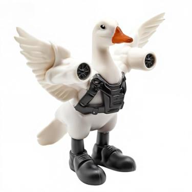 Imagem de TJLMCORP 3.2 Inches Italian Brainrot Action Figure, Goose Bomber Figurine,Desk Accessories for Men Office Desk Cute Cubicle Decor