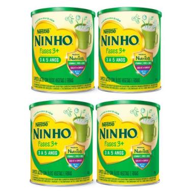 Imagem de Kit 4 Ninho 3+ Fases Nutri Pré Escolar 800g