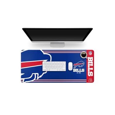 Imagem de FOCO NFL Official Established Primary Logo Wordmark Home Office Tapete de mouse pad 89 cm x 41 cm (Buffalo Bills)