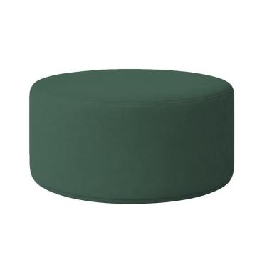 Imagem de Puff Redondo Cartagena 1 Metro Boucle - 7 Decor Verde Escuro