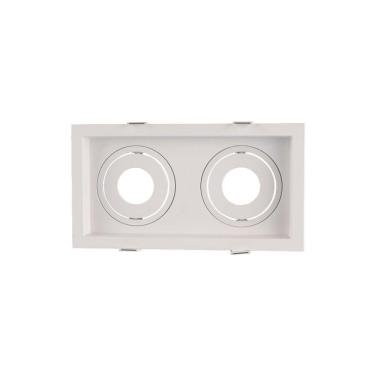 Imagem de Spot De Embutir Recuado Astraled Berenices Para 2 Lâmpadas Par 20 Branco Sp-7638