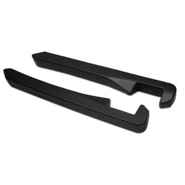 Imagem de HQRNYP 2 peças de enchimento de lacuna de assento de carro, bloqueador de carro, couro PU preenche a lacuna entre o assento e o console central, acessórios internos universais do carro organizador