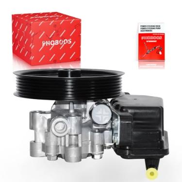 Imagem de PHOBOOS Bomba de direção hidráulica compatível com Dodge Dakota 2005-2007, V6 3,7L/V8 4,7L, com reservatório, saída e polia, direção suave, baixo ruído, alta durabilidade, ref. 21-5429