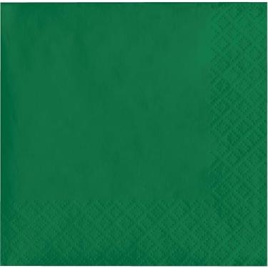 Imagem de Creative Converting Guardanapos de papel para bebidas com 2 camadas, toque de cor, 500 unidades, verde esmeralda