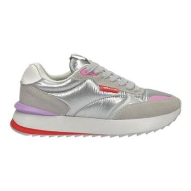 Imagem de Tenis Petite Jolie Retro Running PJ7541 Prata-Feminino