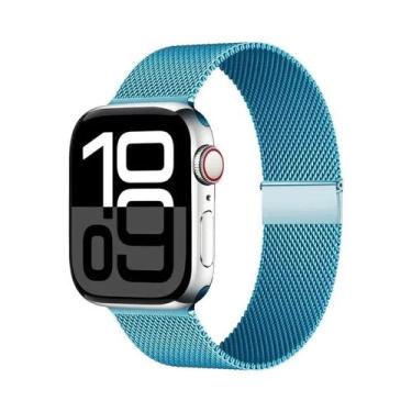 Imagem de Pulseira De Malha Milanesa Para Apple Watch De 42mm-46mm, Compatível C