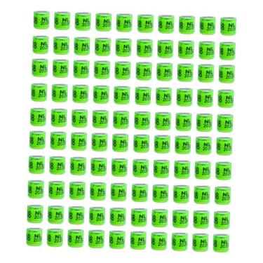 Imagem de Ｂｅｓｇａ Conjunto de 100 Anéis de Identificação para Pernas de Pombos, Acessório para Aves 2026, Anéis para Pernas de Pombos, Patos, Pintinhos, Agapornis, Grama Verde Holanda