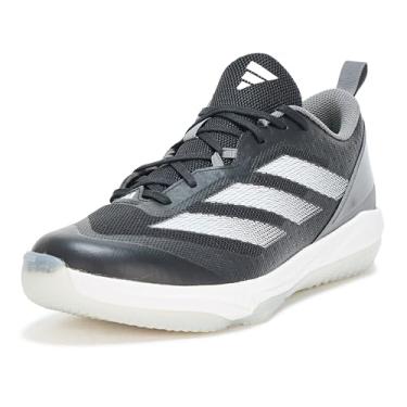 Imagem de adidas Tênis feminino de softbol Adizero Instinct Turf Trainer, Preto/Branco/Cinza Team, 38