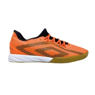 Imagem de CHUTEIRA FUTSAL UMBRO VELOCITA IX CLUB - Laranja/Preto