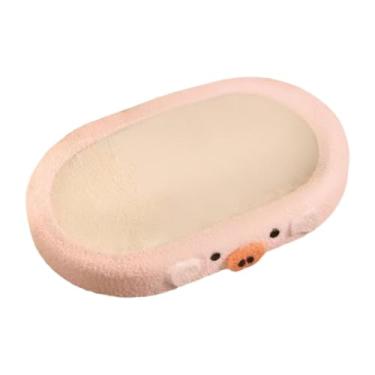 Imagem de IEUDNS Arranhador para gatos Placa de arranhar para gatos de interior Proteção de móveis bonitos e s Design de porquinho para gatinhos, Rosa