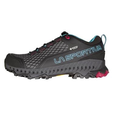 Imagem de La Sportiva Tênis feminino Spire GTX impermeável para caminhada, Preto/Topázio, 37