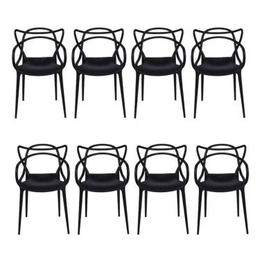 Imagem de Kit com 8 Cadeiras para Sala de Jantar Allegra Solna Purple