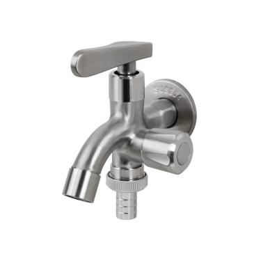 Imagem de Torneira para area externa de parede Guariba Pingoo.casa - Prata